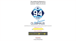 Desktop Screenshot of clubhauszug94.ch